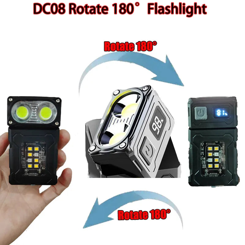 Mini Rechargeable Magnetic LED Flashlight