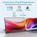 15.6" Full HD Portable Monitor - USB-C & Mini HDMI