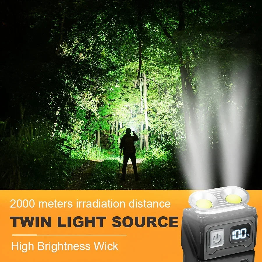 Mini Rechargeable Magnetic LED Flashlight