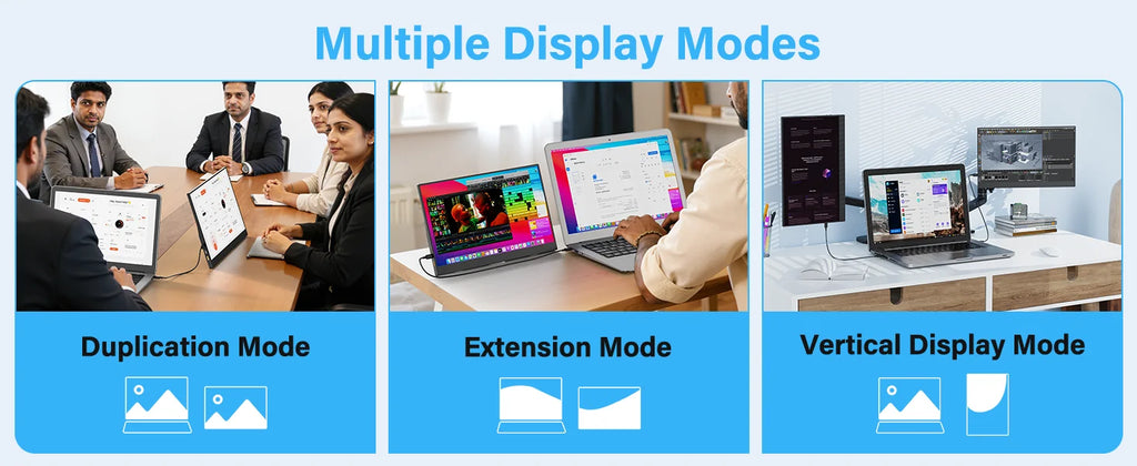 15.6" Full HD Portable Monitor - USB-C & Mini HDMI