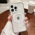 MagSafe Magnetic Clear Phone Case with Wireless Charging Ring