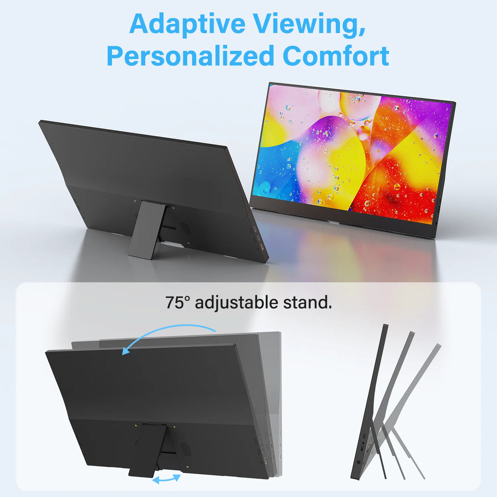 15.6" Full HD Portable Monitor - USB-C & Mini HDMI