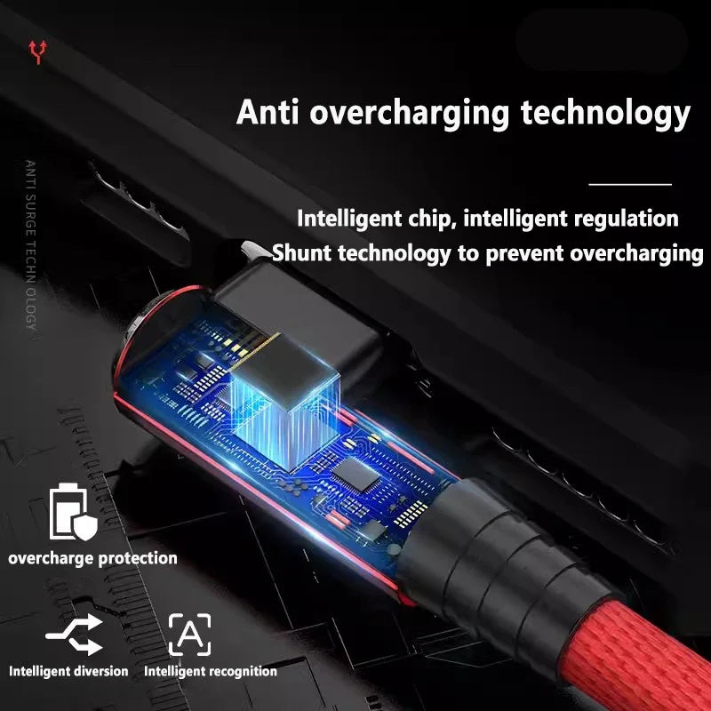 90° Fast Charging Lightning Cable (6.6 ft)