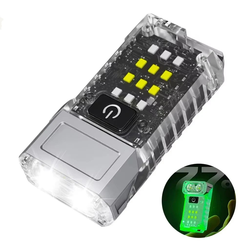 Mini Rechargeable Magnetic LED Flashlight